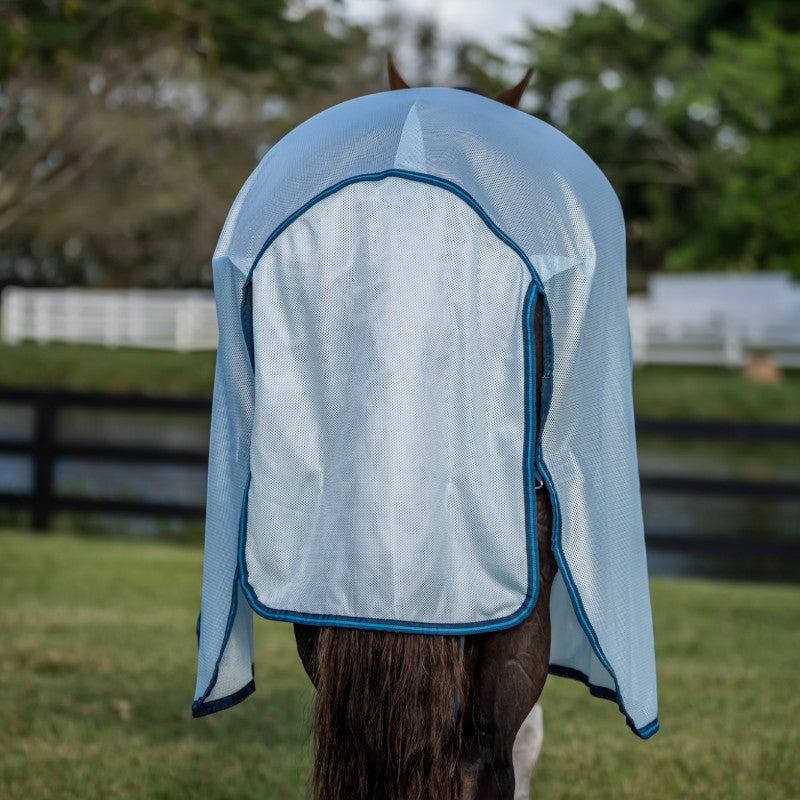 Horseware - Amigo Bug Buster vliegendeken azuurblauw/ marine/ elektrisch blauw 