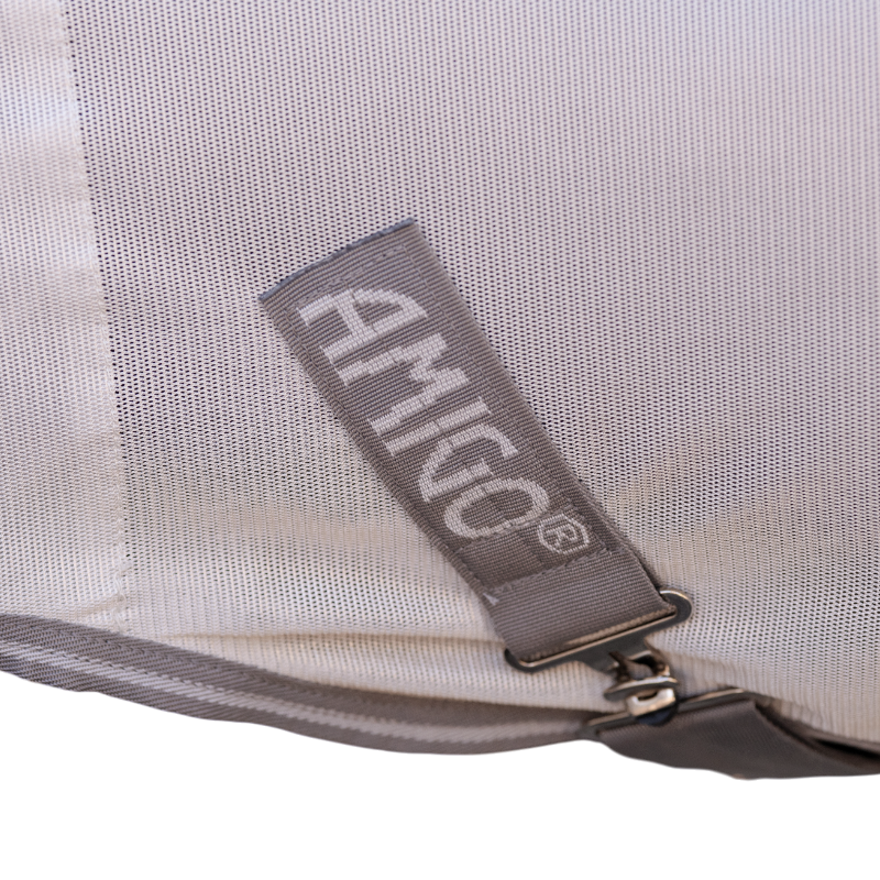 Horseware - Couverture anti-mouches Amigo Bug Rug Plus Petite argent/ titanium grey/ argent
