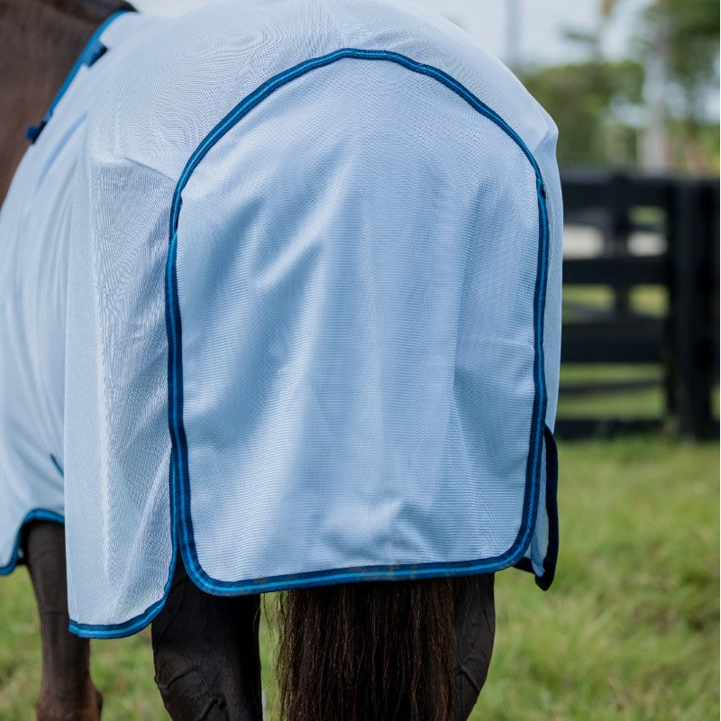 Horseware - Anti-vliegdeken Amigo Bug Rug azuurblauw/ marine/ elektrisch blauw 