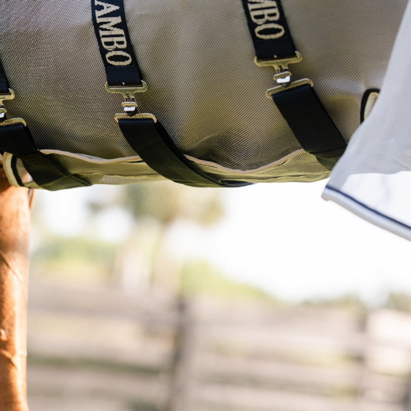 Horseware - Rambo Protector Fieldsafe fly sheet silver/navy/white/beige 