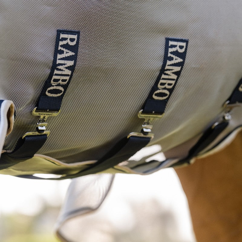 Horseware - Rambo Protector Fieldsafe fly sheet silver/navy/white/beige 