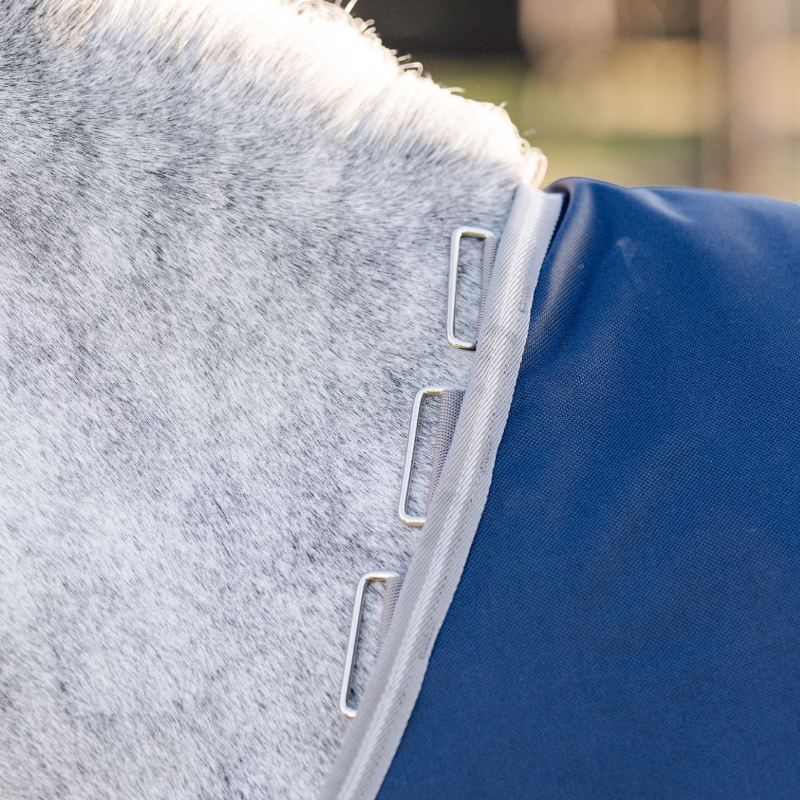 Horseware - Amigo Bravo Plus Pony Turnout marine/titanium grey/silver 250g 