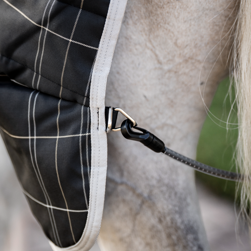 Horseware - Rhino Stable VL zwart/grijs/wit geblokt/grijs 350g 