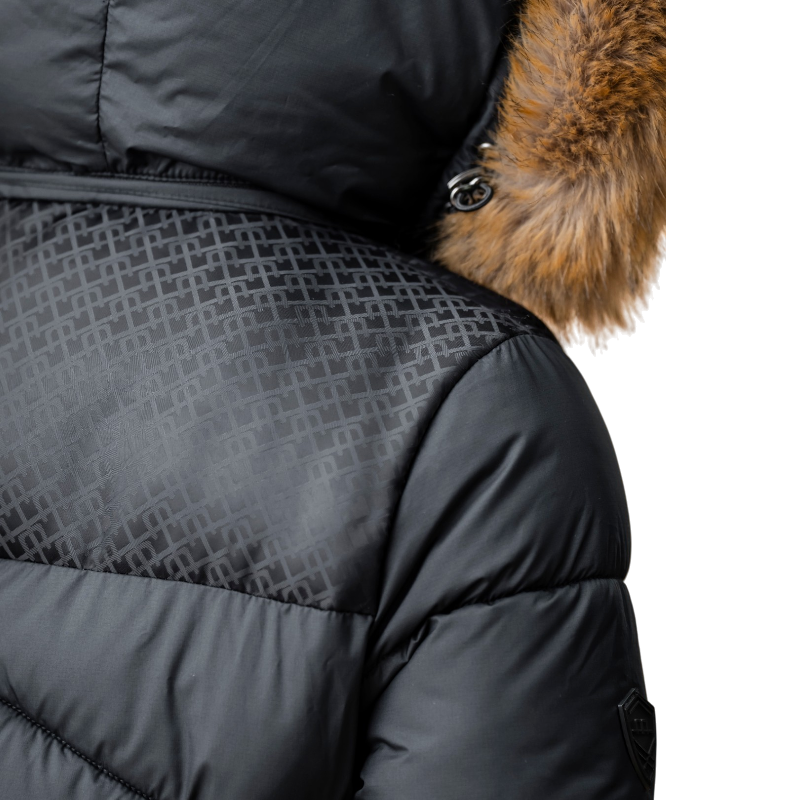 Horseware - Doudoune longue femme Nivia Ripstop core noir | - Ohlala