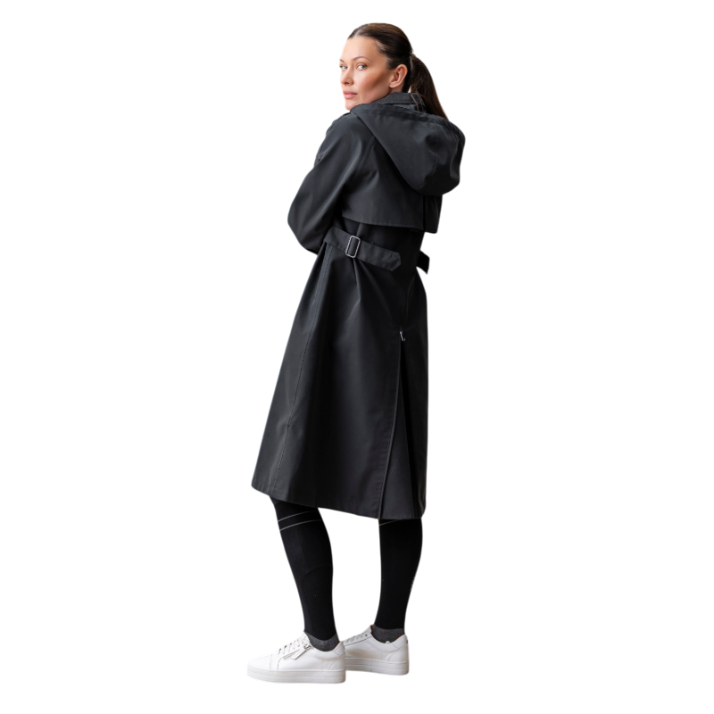 Horseware - Manteau femme Isabella Riding Trench core noir | - Ohlala