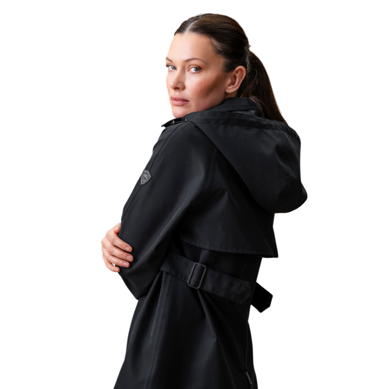 Horseware - Manteau femme Isabella Riding Trench core noir | - Ohlala