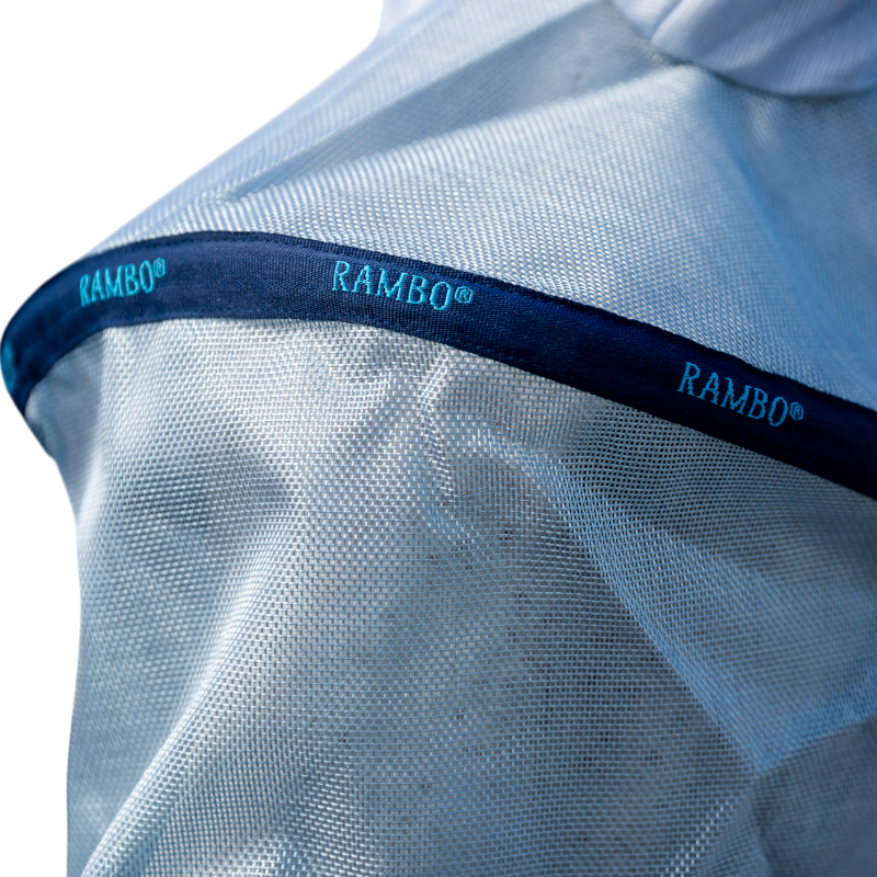 Horseware - Rambo Fly Mask azure blue / marine / electric blue 
