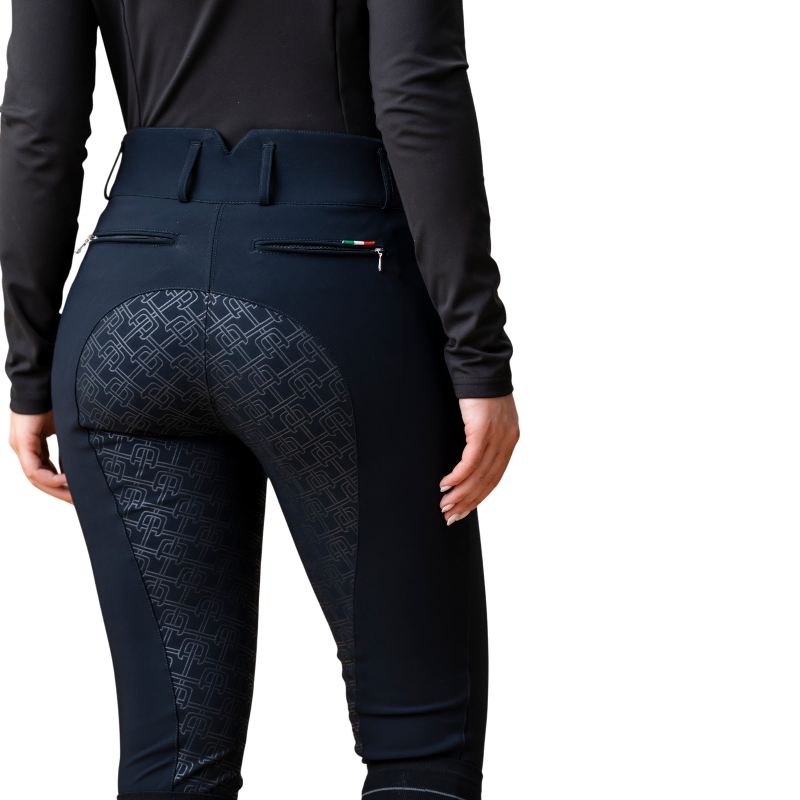 Horseware - Pantalon d'équitation femme Allora High Rise core black full grip | - Ohlala