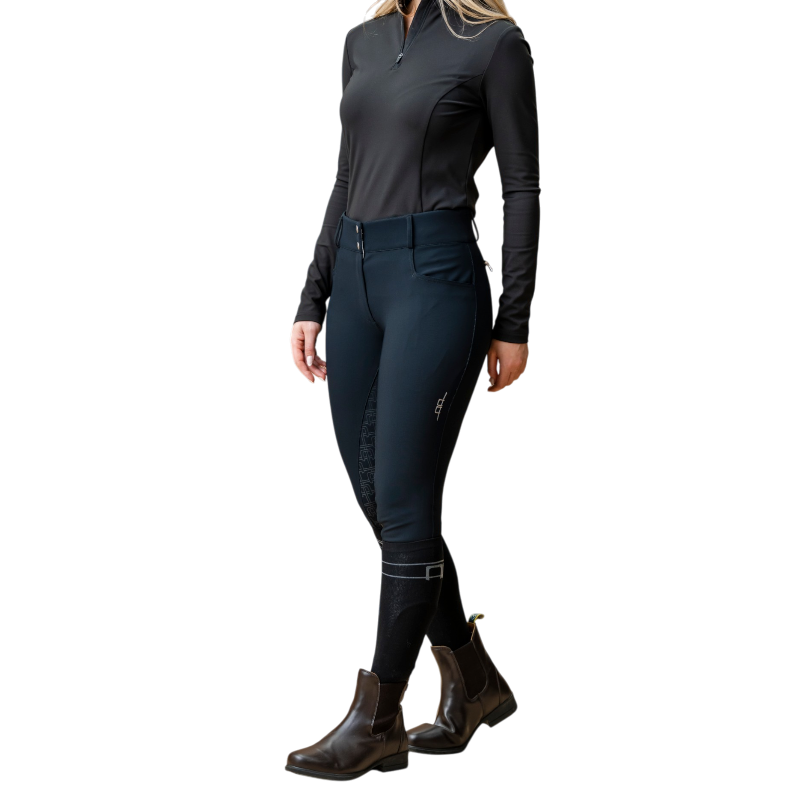 Horseware - Pantalon d'équitation femme Allora High Rise core black full grip | - Ohlala