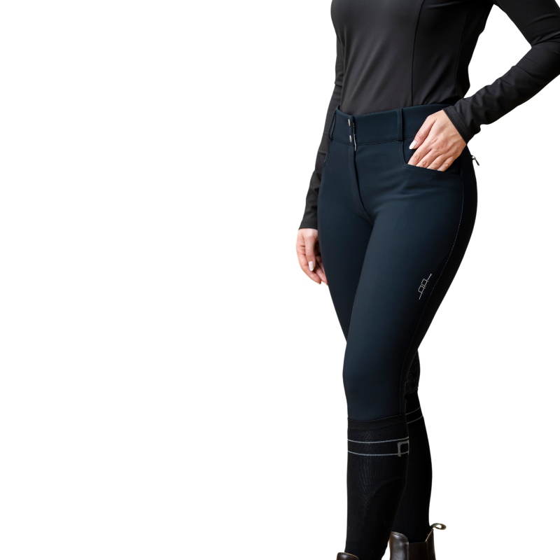 Horseware - Pantalon d'équitation femme Allora High Rise core black full grip | - Ohlala