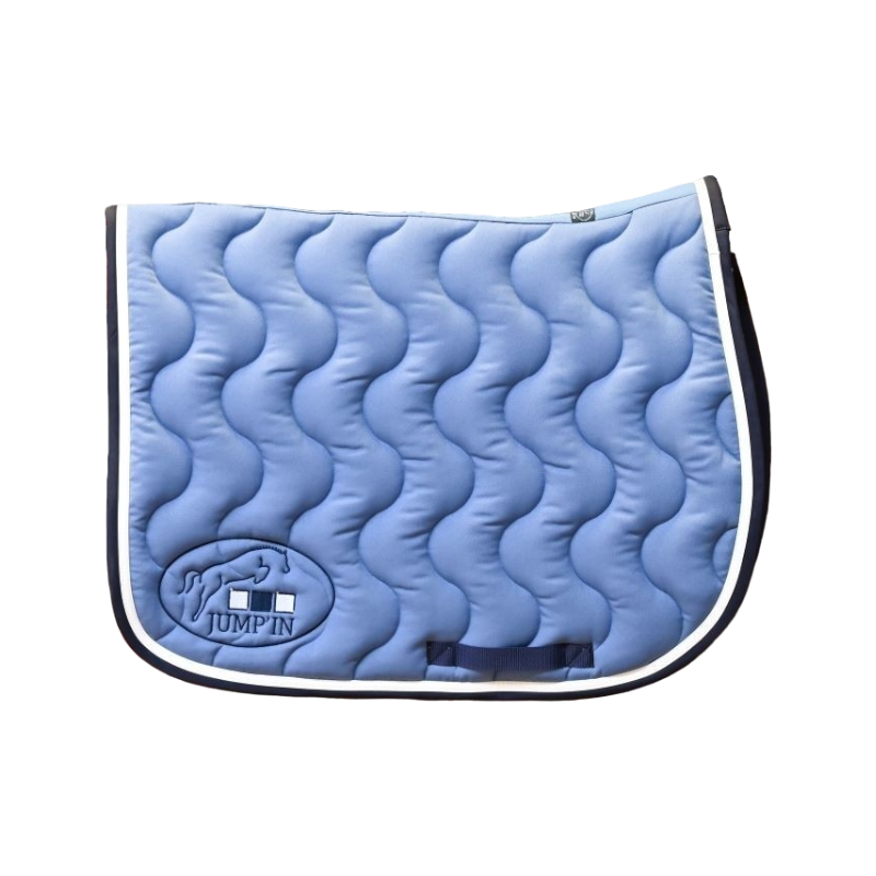 Jump'in - Tapis de selle bleu lagon/ marine