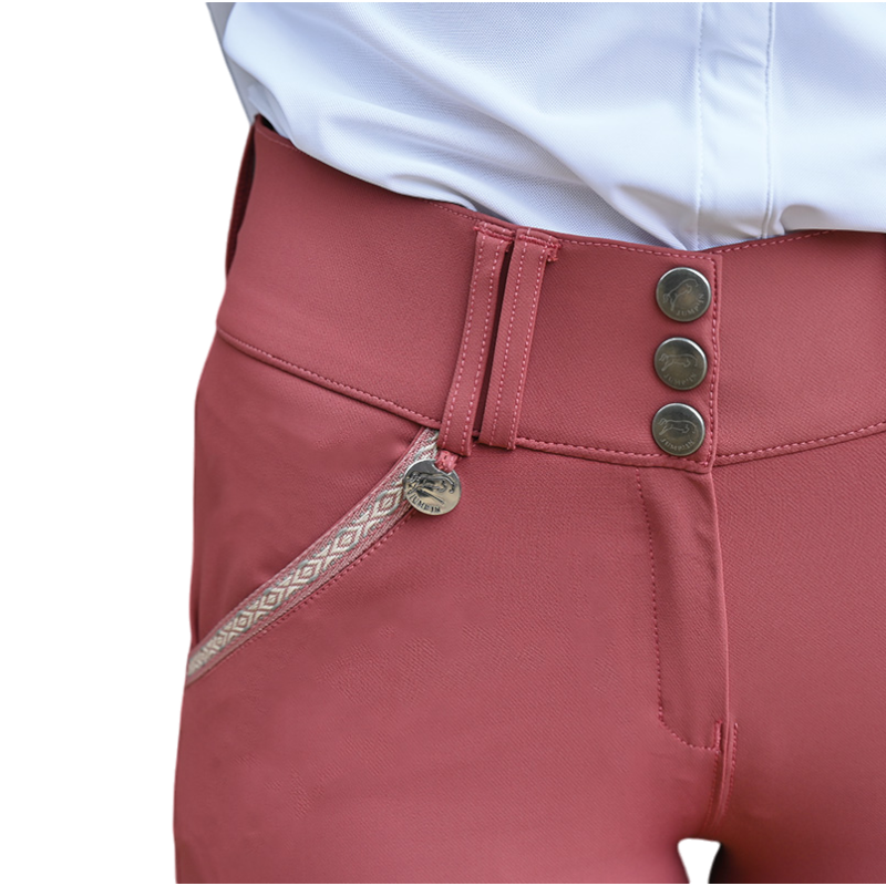 Jump'In - Pantalon d'équitation femme Sofia rosy