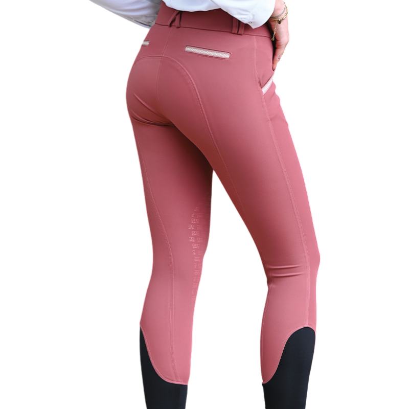 Jump'In - Pantalon d'équitation femme Sofia rosy