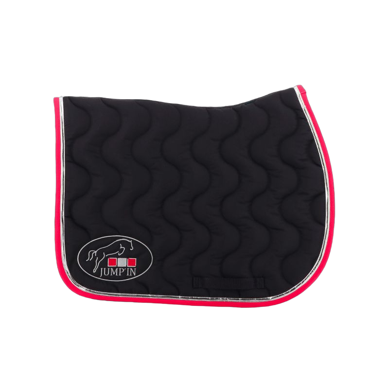 Jump'In - Tapis de selle marine/ lurex/ fuchsia | - Ohlala