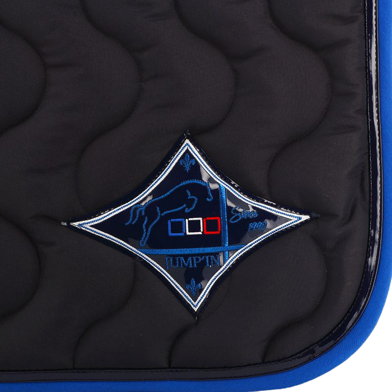 Jump'In - Tapis de selle marine/ marine/ bleu roi | - Ohlala