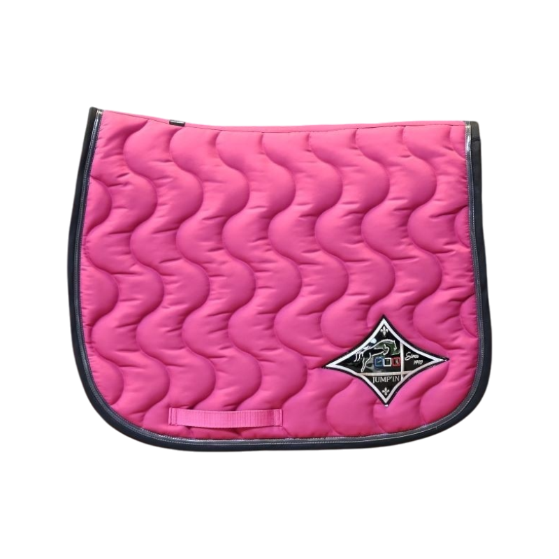 Jump'In - Saddle pad fuschia/grey/black