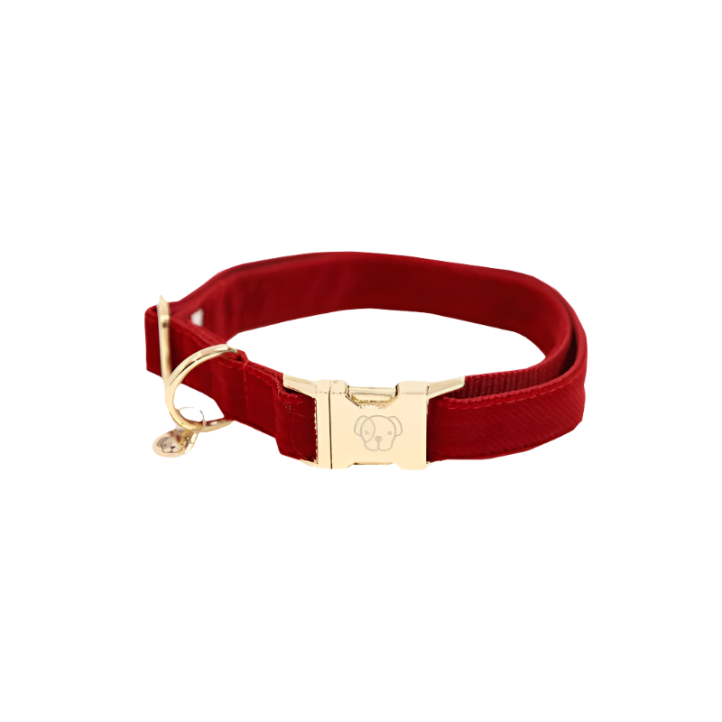 Kentucky Dogwear - Red Corduroy Dog Collars