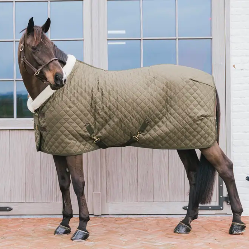 Kentucky Horsewear - Couverture de présentation Show Rug kaki 160g | - Ohlala