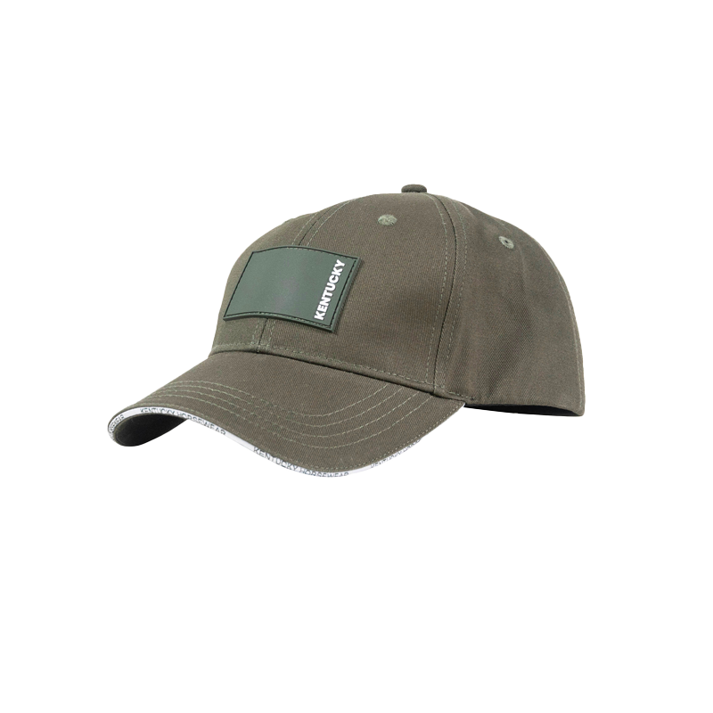 Kentucky Horsewear - Casquette Rubber logo vert foncé | - Ohlala