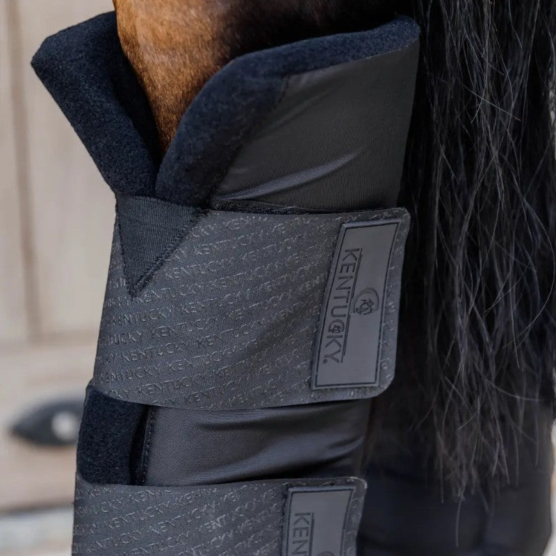 Kentucky Horsewear - Guêtres d'écurie Protect Classic postérieurs noir (x2)