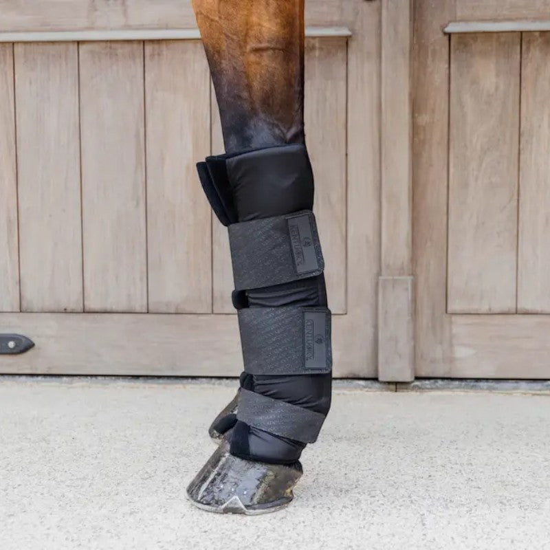 Kentucky Horsewear - Guêtres d'écurie longues Protect antérieurs noir (x2)