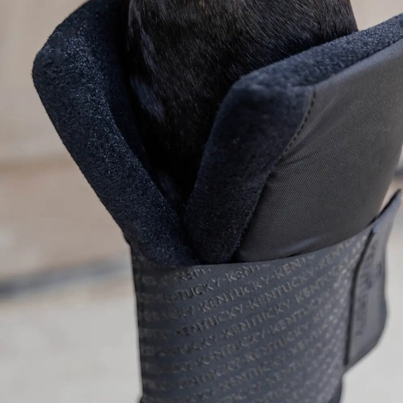 Kentucky Horsewear - Guêtres d'écurie longues Protect antérieurs noir (x2)