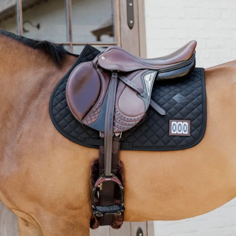Kentucky Horsewear - Tapis de selle Diamond Competition 2 numéros noir