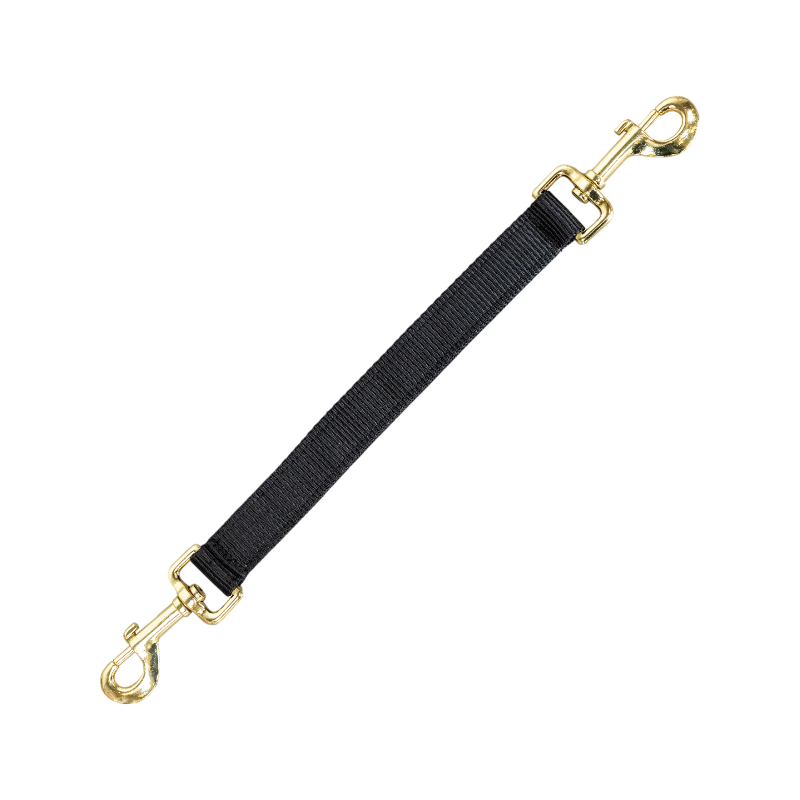 Kentucky Horsewear - Schwarzer Nylonkarabiner 