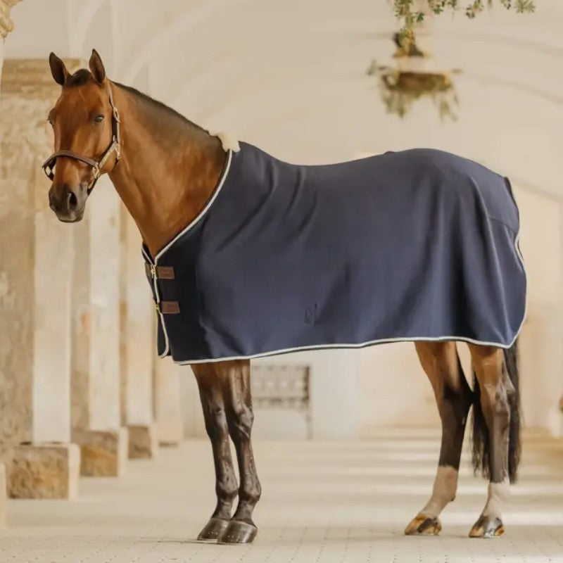 Kentucky Horsewear - Chemise séchante Show Vegan Wool marine