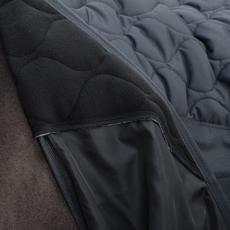 Kentucky Horsewear - Couverture polaire Transport Combo Cooler Fleece noir