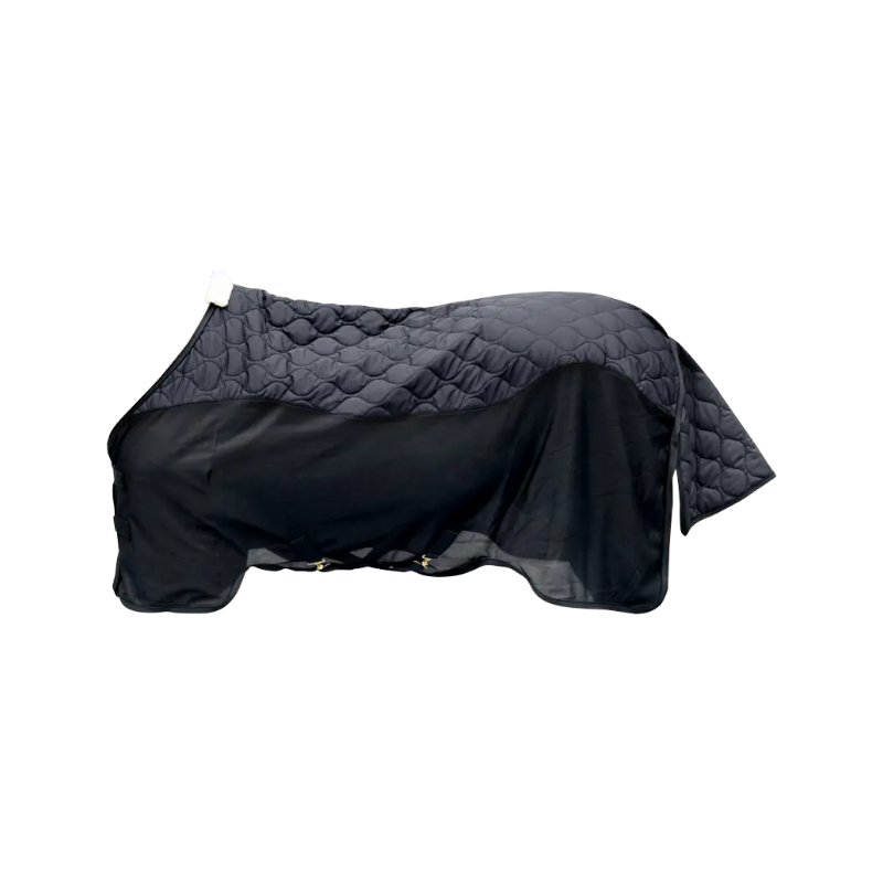 Kentucky Horsewear - Couverture polaire Transport Combo Cooler Fleece noir