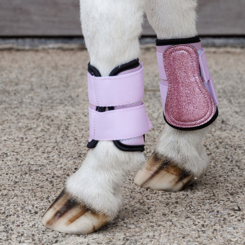 Kentucky Horsewear - Front glitter boots Sammy Collection old rose 