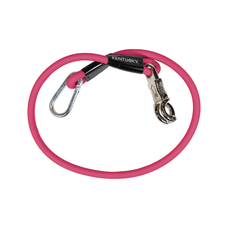 Kentucky Horsewear - Rosa Silikon-Leine 