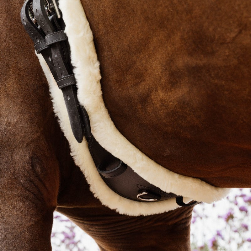 Kentucky Horsewear - singel anatomisch kort zwart schaap 