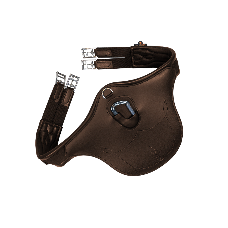 Kentucky Horsewear - Anatomisch geformter brauner Kinnriemen 