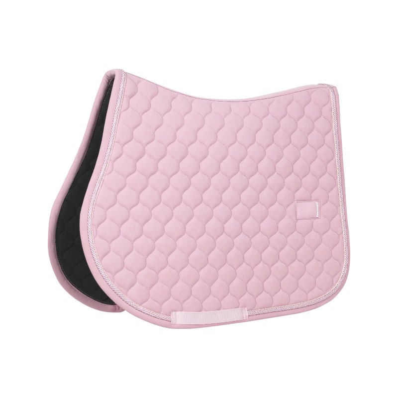 Kentucky Horsewear - Tapis de selle Rubber logo rose clair