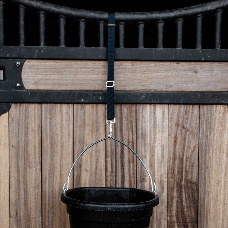 Kentucky Horsewear - Lanière d'attache longue nylon noir