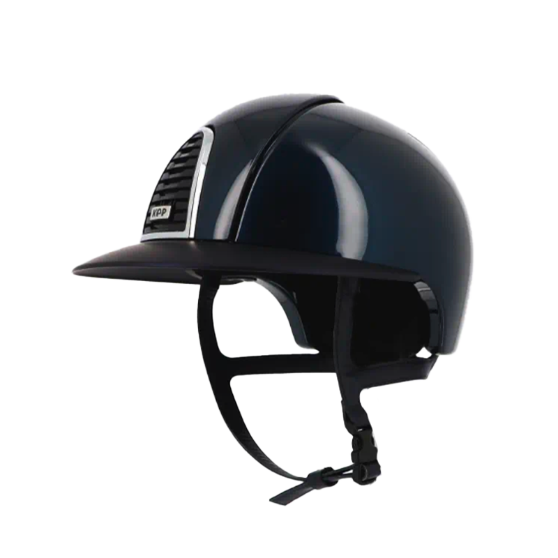 KEP - Cromo 2.0 shine blue polo helmet blue chin strap