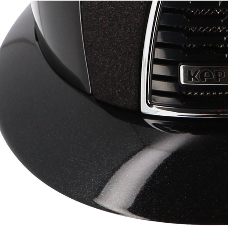 KEP – Cromo 2.0 Glanzhelm, schwarzes Star-Diamant-Polovisier
