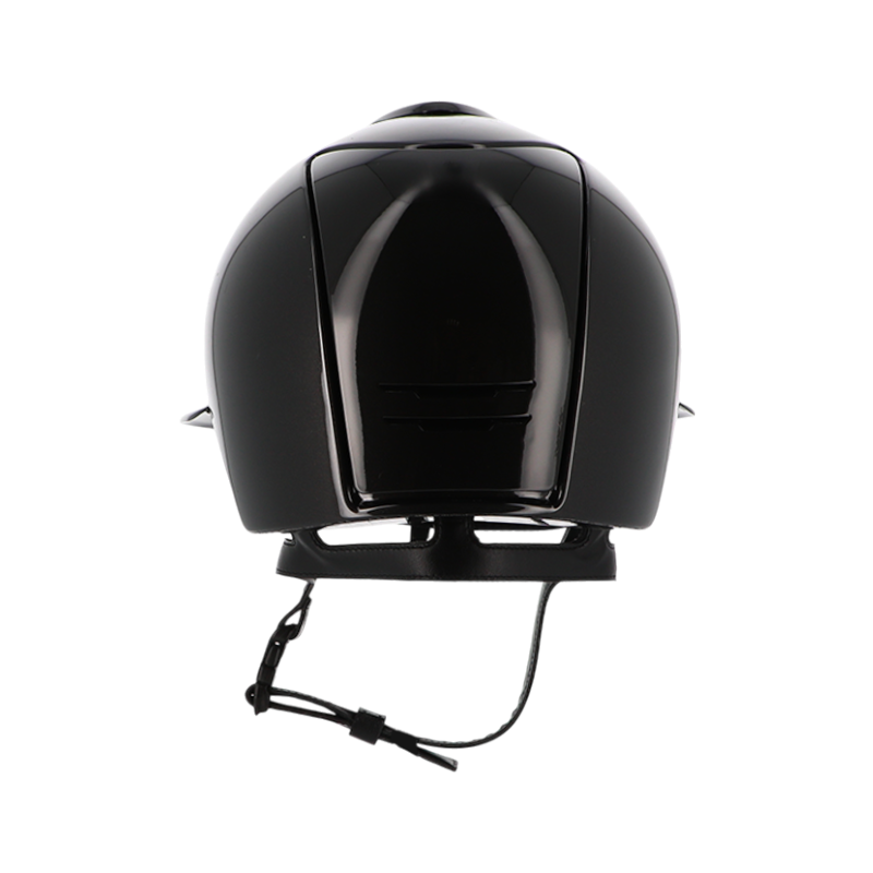 KEP – Cromo 2.0 Helm, glänzendes schwarzes Logo, roségoldener Polo-Diamant