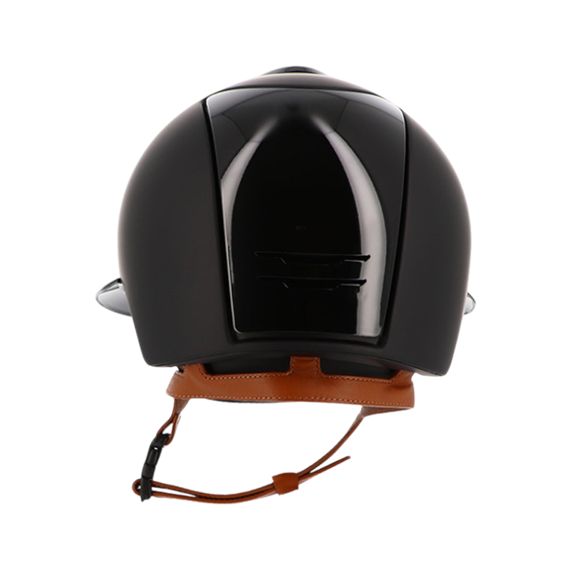 KEP - Casque Cromo 2.0 textile polo polish black jugulaire beige