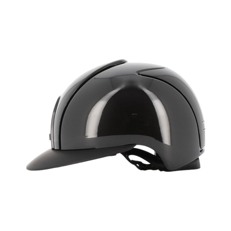 KEP - Casque d'équitation Cromo 2.0 Shine noir visière polo matt
