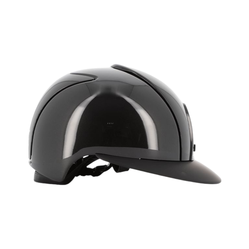 KEP - Casque d'équitation Cromo 2.0 Shine noir visière polo matt