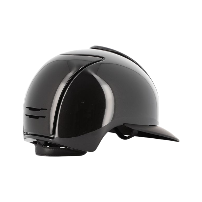 KEP - Casque d'équitation Cromo 2.0 Shine noir visière polo matt