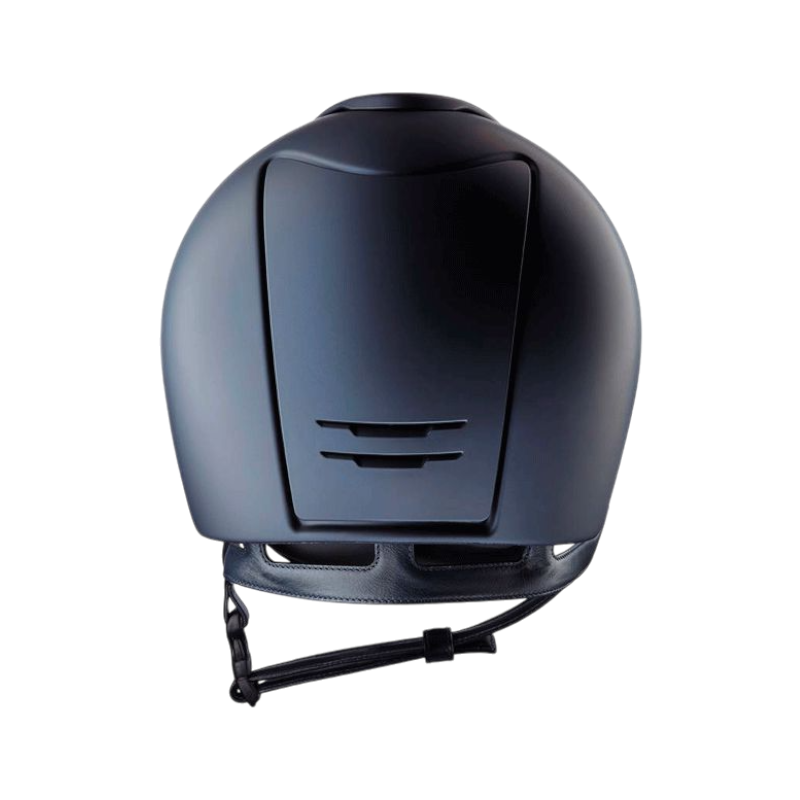 KEP - Casque d'équitation Cromo 2.0 Textile marine visière standard