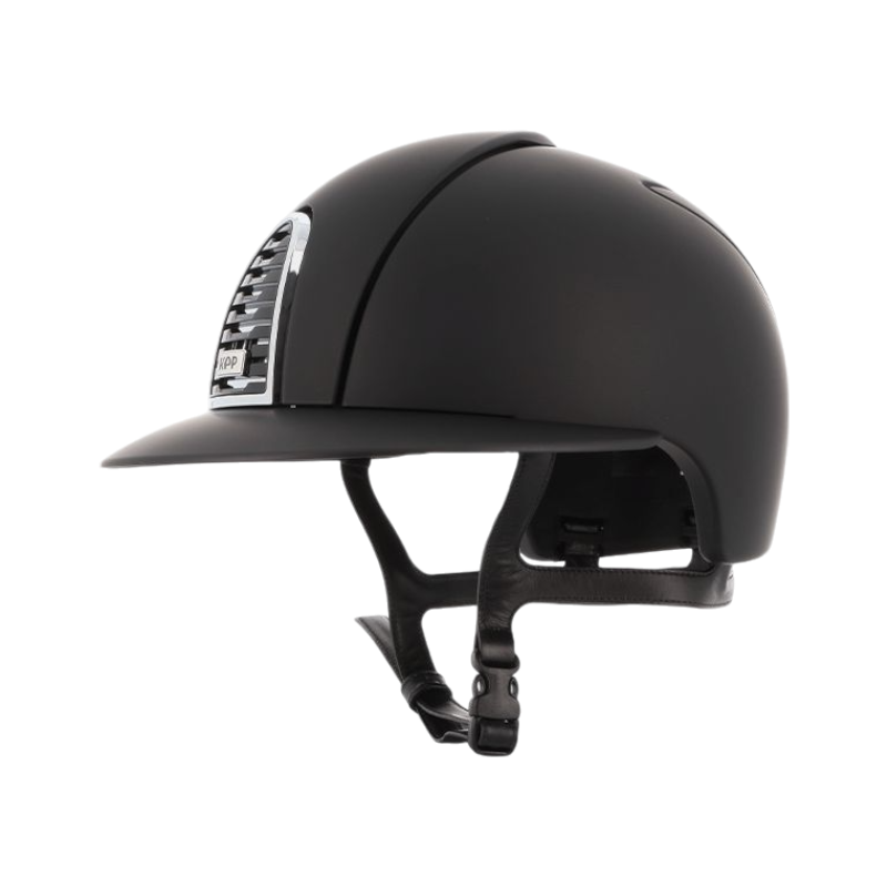 KEP - Cromo 2.0 riding helmet Black textile polo visor
