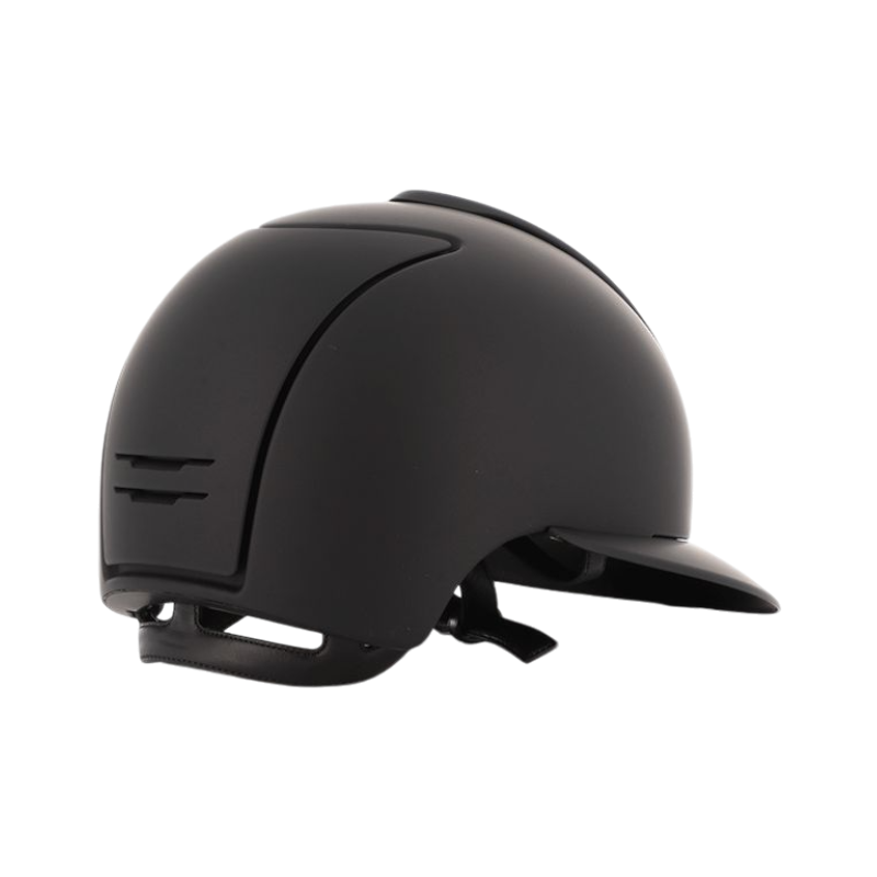 KEP - Cromo 2.0 riding helmet Black textile polo visor