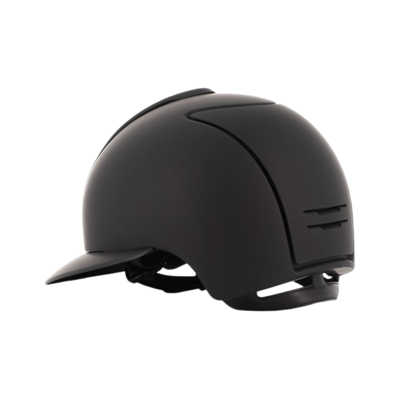 KEP - Cromo 2.0 riding helmet Black textile polo visor