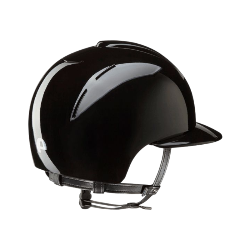 KEP - Casque d'équitation Smart polish noir visière polo