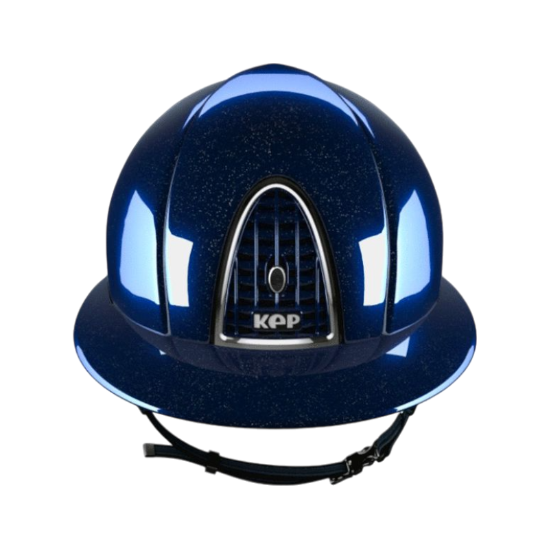 KEP - Casque d'équitation diamond marine visière polo